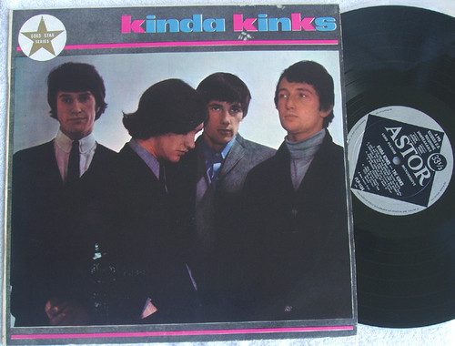 British Blues Pop Rock - The Kinks Kinda Kinks!  Vinyl (MONO) 1965 COPY B
