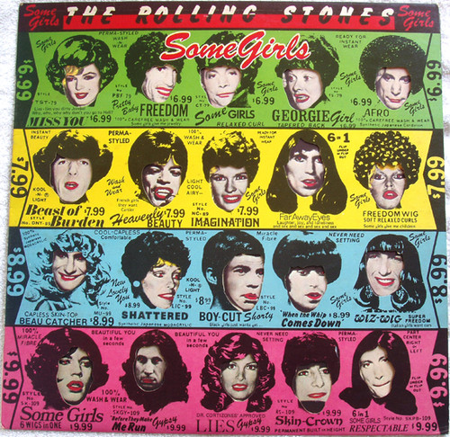 Blues Rock - Rolling Stones Some Girls UNCENSORED NZ Vinyl 1978