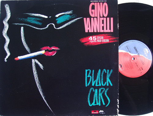 Synth Pop - GINO VANNELLI Black Cars 12" Vinyl 1984