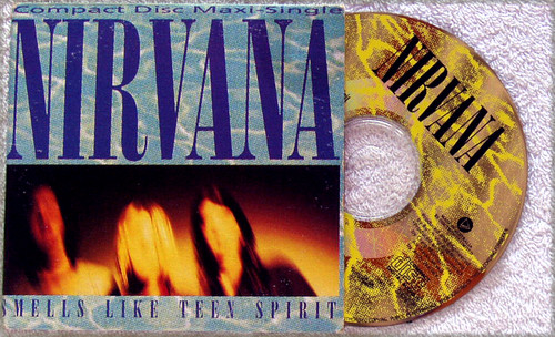 Grunge Rock - NIRVANA Smells Like Teen Spirit CD Maxi Single (Card Sleeve) 1991