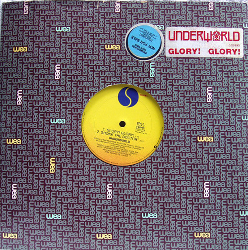 Synth Pop  - UNDERWORLD Glory! Glory! 12"  Vinyl 1988