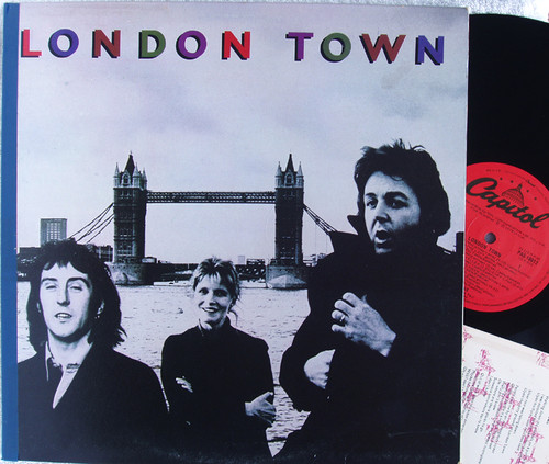 Pop Rock - WINGS London Town  Vinyl 1978