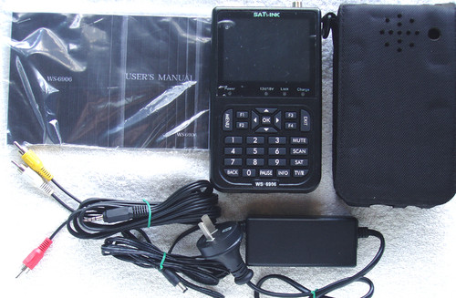 Satellite Test Equipment SATLINK Portable Finder Model WS 6906 (Working)