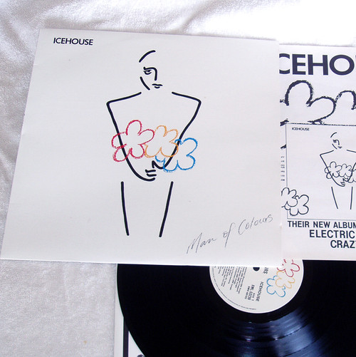 Australian Synth Pop - Icehouse Man Of Colours Vinyl 1987 