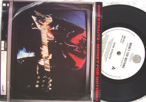 Rock Pop - DIRE STRAITS Money For Nothing  7"  Vinyl 1985