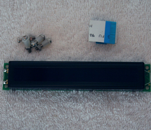 VARITRONIX 40 x 2 Line MDLS40263-01 Series Positive Black & White Transflective Backlit LCD Module (USED Clean Tested)