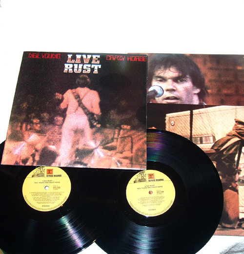 Rock - Neil Young & Crazy Horse Live Rust 2x Vinyl 1979