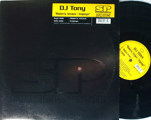 Jumpstyle Hard House - DJ TONY Robin's Attack 12" Vinyl 2005