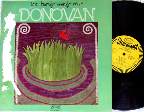 Psychedelica Folk Rock Jazz - DONOVAN (LEITCH) The Hurdy Gurdy Man Vinyl 1968