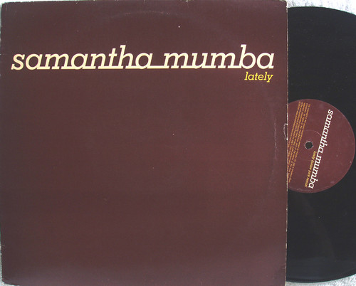 House - SAMANTHA MUMBA Lately (Junior Jack Remix) 12" Vinyl 2001
