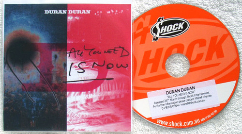 Pop Rock - DURAN DURAN All You Need Is Now (Promo) CD 2011