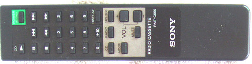 Remote Control - SONY Audio System  Model: RMT-C550 (WORKING) 