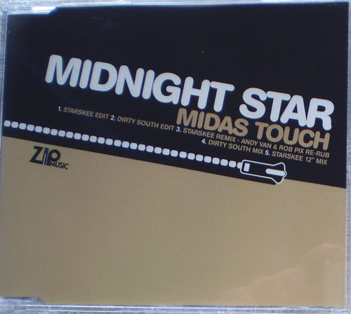 Electro House - MIDNIGHT STAR Midas Touch CD Maxi 2005