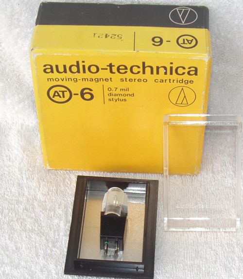 Turntable MM Cartridge AUDIO TECHNICA (JAPAN) Type AT-6 Fitted With Stylus & Supplied In The Original Box ("Like New" Barely Used Cart/Styli)