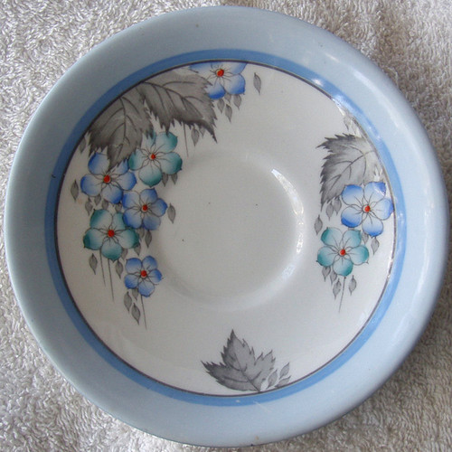 England ROYAL STAFFORD Bone China Saucer (Small Blue Flowers) ONLY 