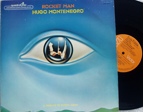 Funky Jazz - HUGO MONTENEGRO Rocket Man QUADRADISC Vinyl 1975