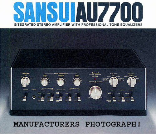 Classic SANSUI Stereo Amplifier Model: AU-7700 54W - 54W