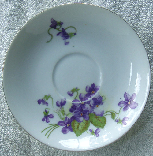 1958 ~ 1970 Australian China WESTMINSTER Violets Saucer (399) ONLY