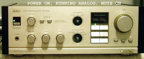 AKAI MIDI 80W Stereo Amplifier Model: AM-M939 Analog/Digital Inputs