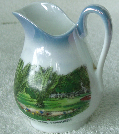 Czechoslovakia VICTORIA Porcelain Souvenir (TAMWORTH) Cream Jug