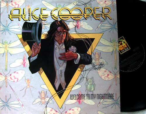 Classic Rock - ALICE COOPER Welcome To My Nightmare  Vinyl 1975 ISSUES