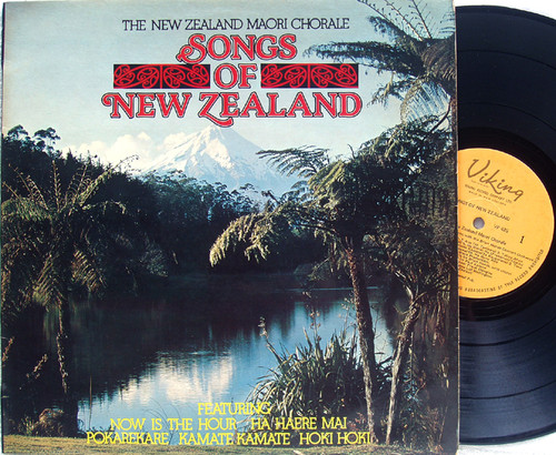 Folk Vocal - THE NEW ZEALAND MAORI CHORALE Songs Of New Zealand  Vinyl 1978