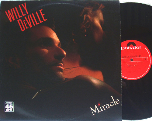 Blues Rock - WILLY DEVILLE Miracle 12"  Vinyl 1987