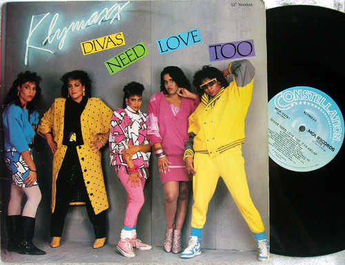 Soul RnB - KLYMAXX Divas Need Love Too 12" Vinyl 1986