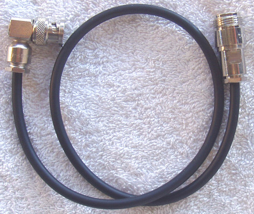 RF Interconnect Lead (N-Female ~ Right Angle BNC) 45cm