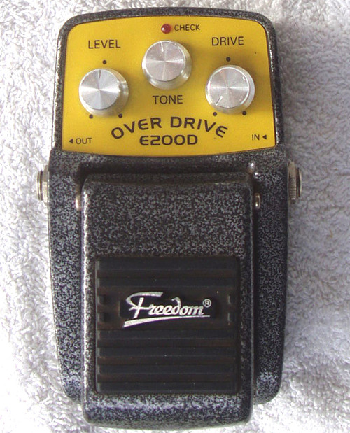 FREEDOM E200D OVERDRIVE Pedal (Working But Mechanical Issue)