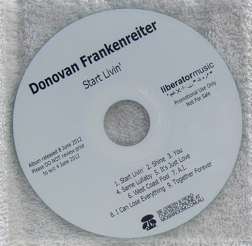 Folk Pop - DONOVAN FRANKENREITER Start Livin' CD (Plastic Sleeve) 2012