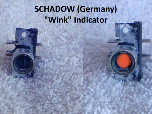 1980's ~ 1990's SCHADOW (Germany) DPDT Push ON Push OFF "Wink" Switch (USED)