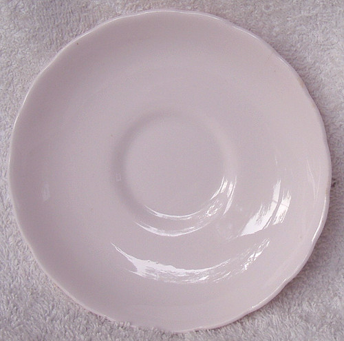 Circa 1947 ENGLISH TUSCAN Pale Pink Fine China Saucer (1) ONLY