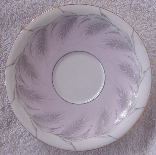 1934 Bone China AYNSLEY Mauve Saucer ONLY