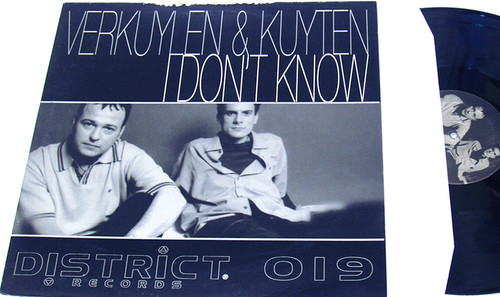House - Verkuylen & Kuyten I Don't Know 12" Vinyl 1999 