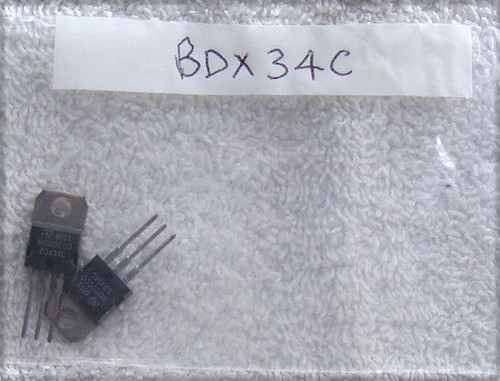 ST Microelectronics BDX34C (Power Darlington Si PNP Transistor) NEW Old Stock