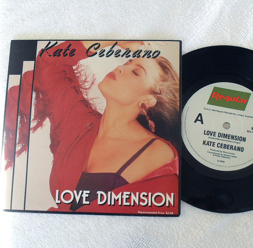 Synth Pop - Kate Ceberano Love Dimension 7" Vinyl 1989 