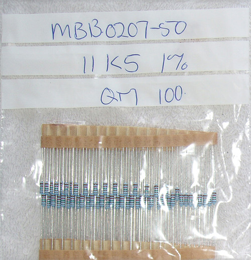 VISHAY BEYSCHLAG 1% 11K5 .6W Metal Film Resistors (NEW On Tape)