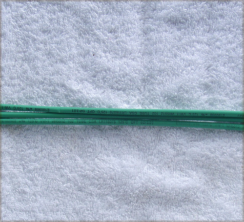  Quality GREEN HEATSHRINK 125C 3mm x 250mm NEW Old Stock