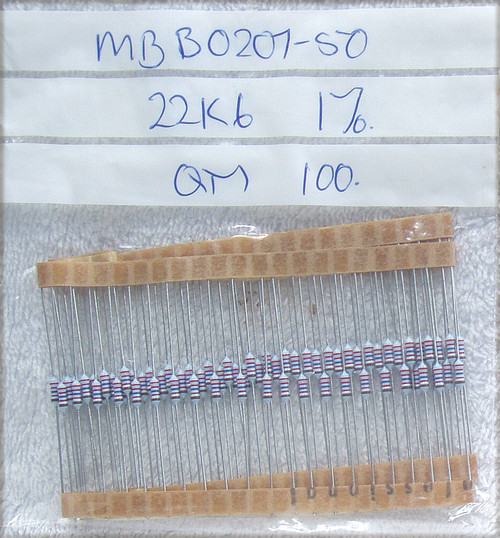 VISHAY BEYSCHLAG 1% 22K6 .6W Metal Film Resistors (NEW On Tape)