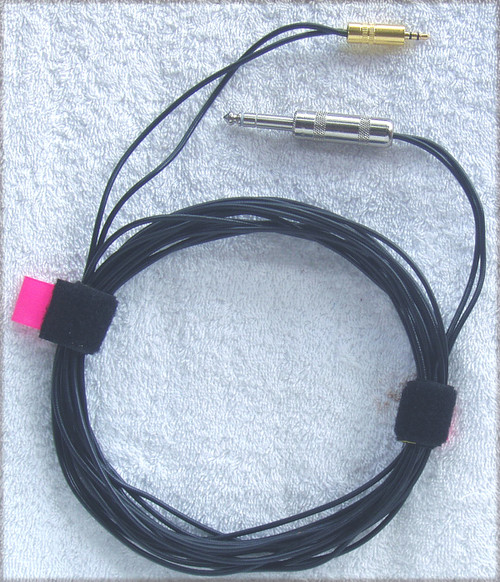 SWITCHCRAFT CUSTOM Audio Lead 1/4" TRS Jack  ~ 3.5mm TRS Jack 3.5m USED