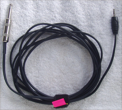 SWITCHCRAFT Unbalanced Audio Adapter Lead TRS 3.5mm ~ TS 1/4" Jack Plug 3m USED