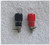Red & Black Banana Plug Terminal Posts (2) Type 1 NEW Unused