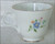 1980's Fine Bone China CROWN TRENT (Staffordshire UK)  Blue Flowers Teacup ONLY 