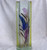 Attractive ART GLASS Tall (12") Heavy Square Flower Vase