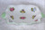 1950's Hand Decorated SHELLEY Bone China Rectangular Small Sweet Dish With Handles (Floral Design)