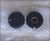 General Purpose Black Plastic Front Panel Knob 19.75mm Diameter USED