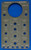 Taylor Model 31A
Front Panel 
AS-IS
For restoration of another Taylor!
I laid this panel onto a Blue background sheet in an attempt to show the front panel - worts and all!