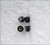  SCI Black Plastic/Metal Insert Panel Knob 20mm OD With Grub Screw NEW Old Stock