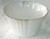 1950's CROWN CHINA Hand Decorated White Green Gold Sweets Bowl